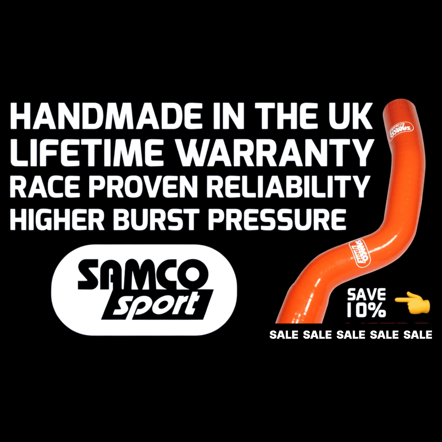 Samco Radiator Hose Kit Yamaha R6 (2006+) (Black)