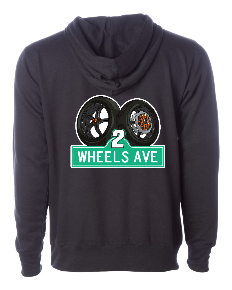 2 Wheels Ave Hooded Sweatshirt